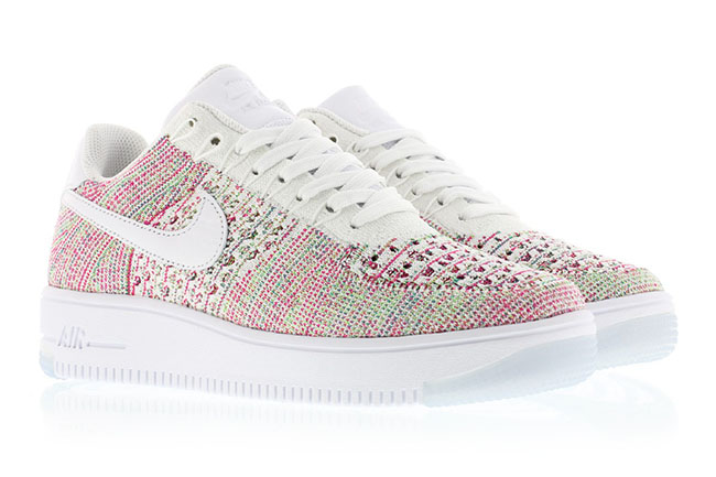 Nike WMNS Air Force 1 Low Flyknit White Radiant Emerald