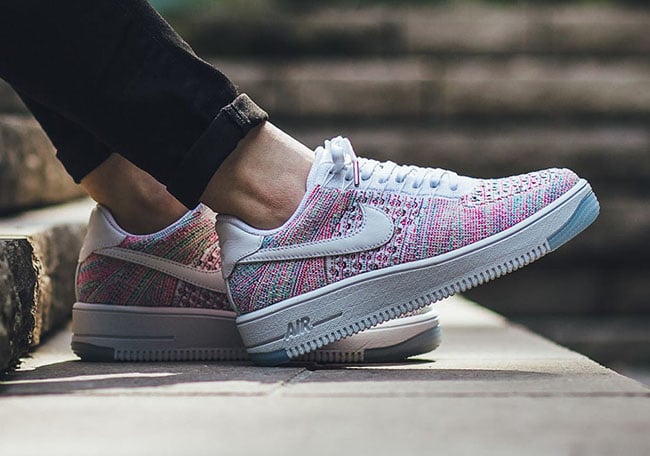 nike air force 1 flyknit women's white