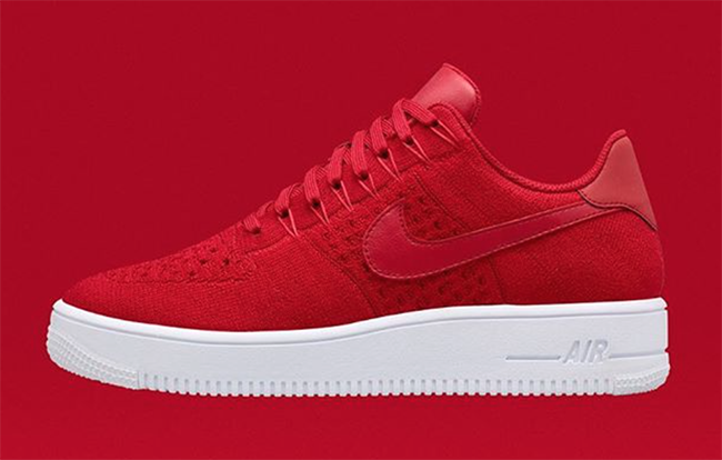 NikeLab Air Force 1 Low Ultra Flyknit Red
