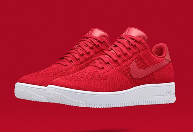 nike air force 1 ultra flyknit low red