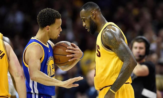 Steph Curry LeBron James