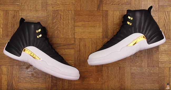 Wings Air Jordan 12 Black Gold