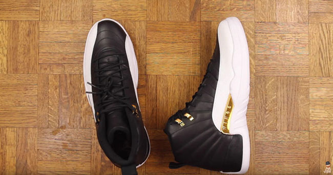 Wings Air Jordan 12 Black Gold