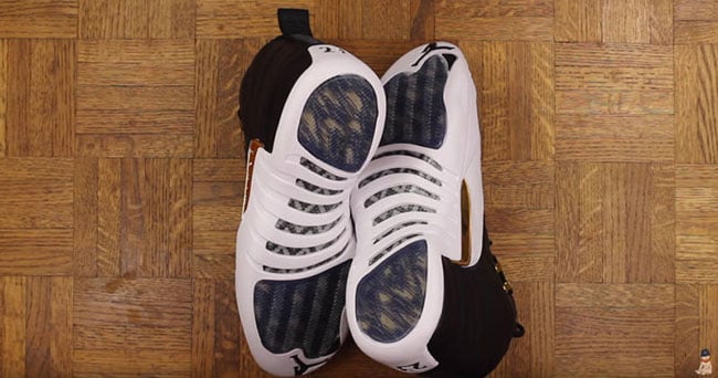 Wings Air Jordan 12 Black Gold