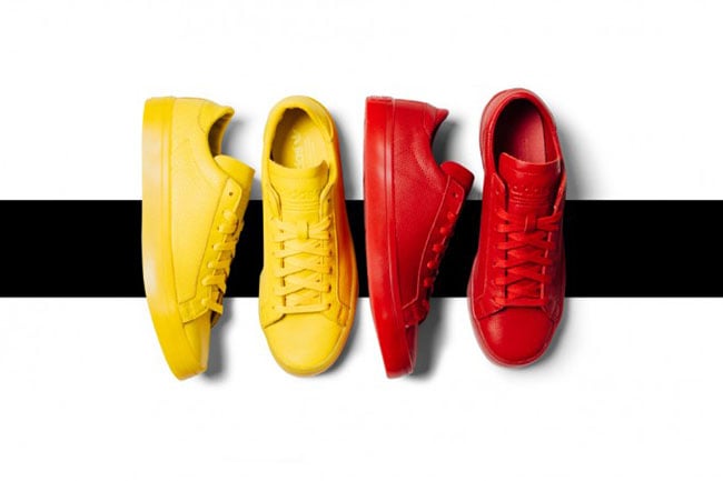 adidas Court Vantage Adicolor Red Yellow