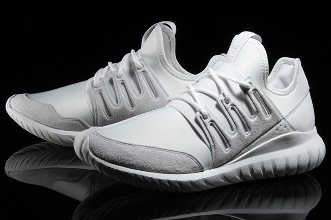 adidas tubular radial crystal white