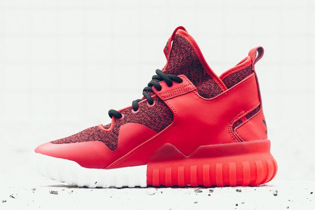 all red tubular x adidas