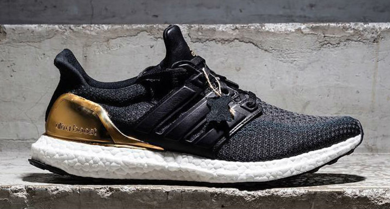 ultra boost black gold