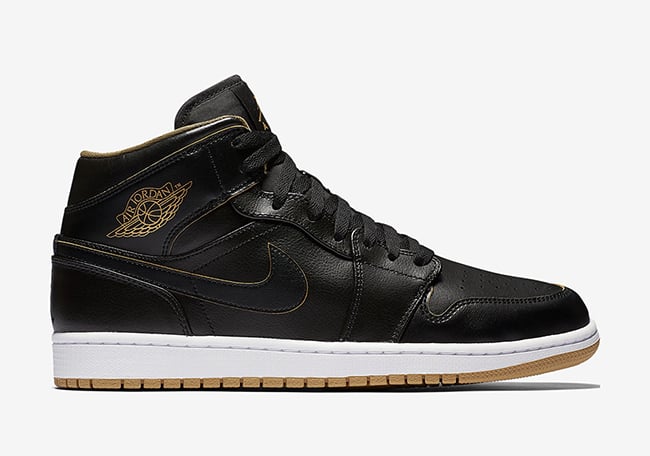 Air Jordan 1 GS Black Gold