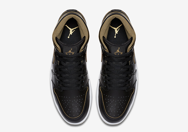 Air Jordan 1 GS Black Gold