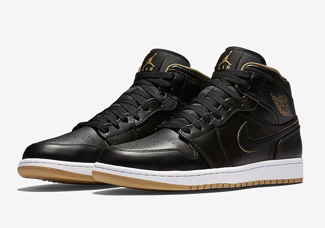 Air Jordan 1 GS Black Gold