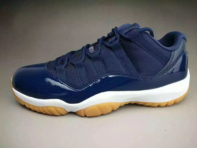 Air Jordan 11 Low Midnight Navy Gum