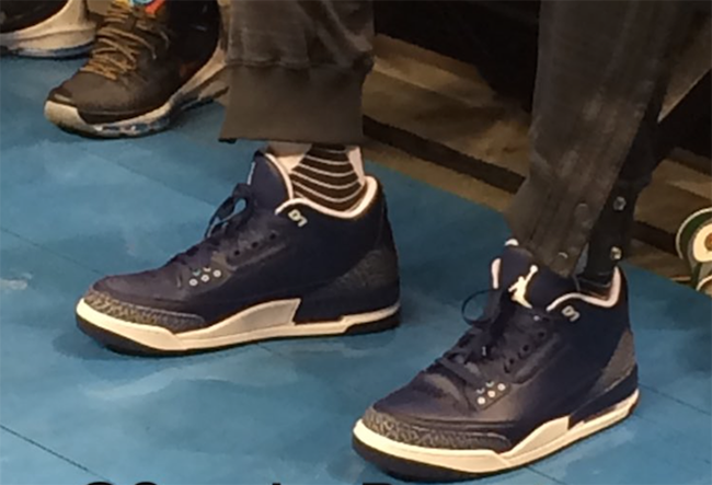 Air Jordan 3 Navy White Russell Westbrook