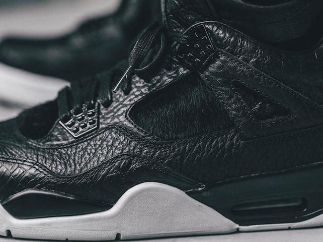 Air Jordan 4 Premium Black Anthracite Sail