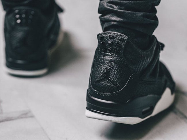 Air Jordan 4 Premium Black Anthracite Sail