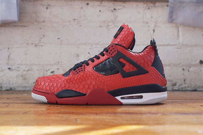 Air Jordan 4 Python Eel Custom