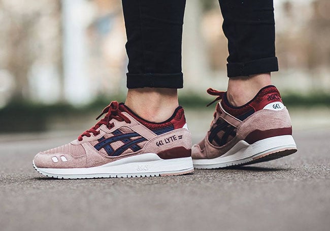 asics gel lyte 3 adobe rose