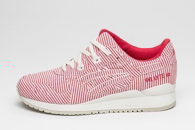 Asics Gel Lyte III Seersucker Red White