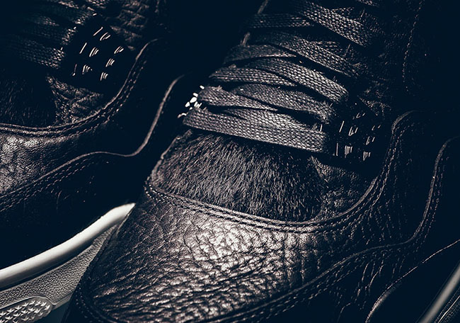 Black Air Jordan 4 Premium Retro