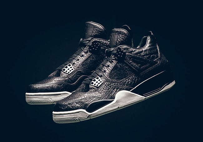 Black Air Jordan 4 Premium Retro