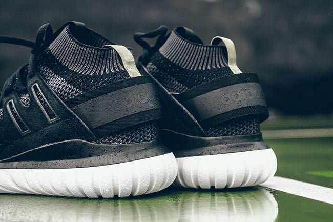 Black Grey adidas Tubular Nova Primeknit