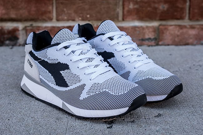 Diadora V7000 Weave Black White