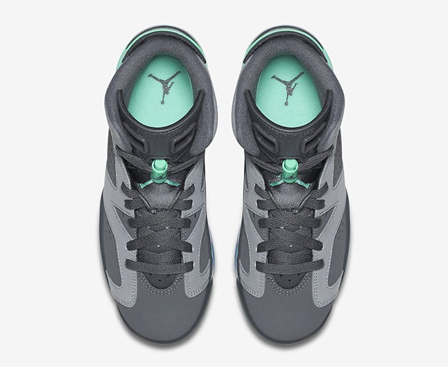 Air Jordan 6 GS Grey Green Glow | SneakerFiles