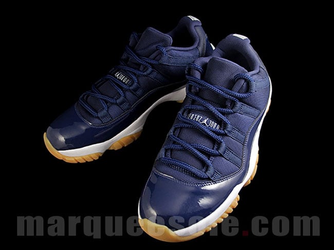 Jordan 11 Low Navy Gum
