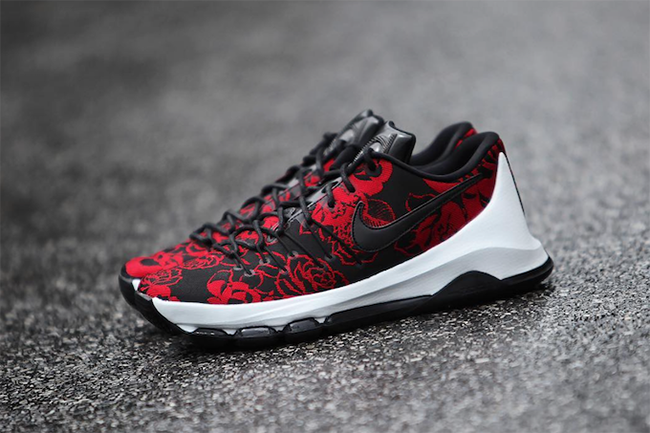 KD 8 Red Floral