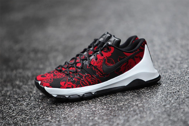 kd 8 red floral