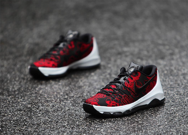 kd 8 red floral