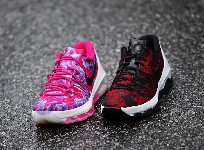 KD 8 Red Floral