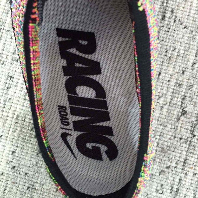 Multicolor Nike Flyknit Racer Grey Tongue 2016