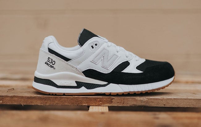 New Balance 530 White Black Gum