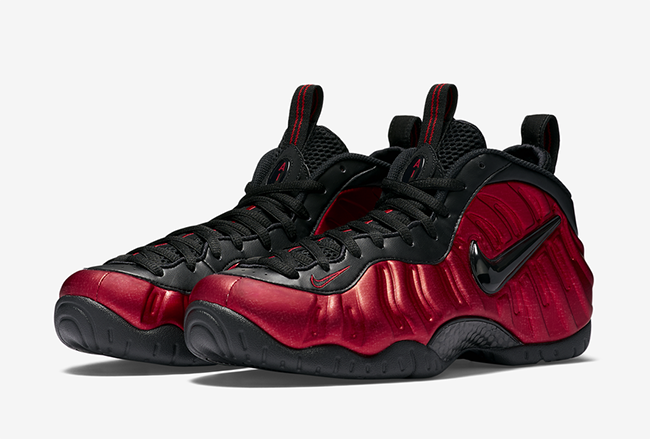 Nike Air Foamposite Pro University Red Black Official