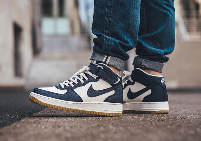 Nike Air Force 1 Mid Denim Gum