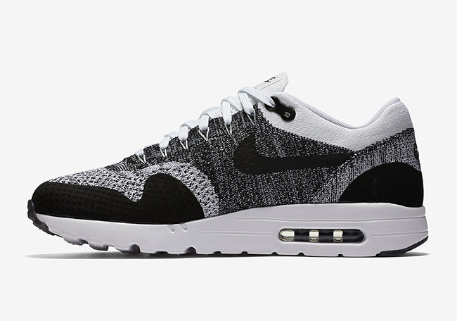 Nike Air Max 1 Ultra Flyknit Oreo Black White