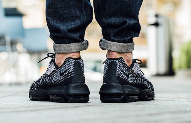 nike air max 95 ultra jacquard black and white