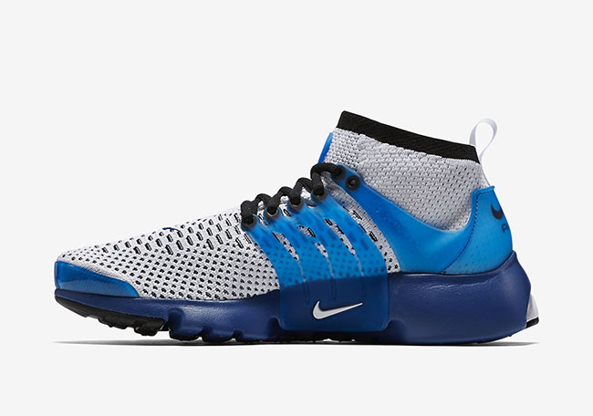 nike presto flyknit blue