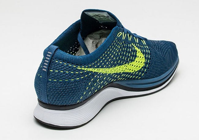 Nike Flyknit Racer Brave Blue Volt