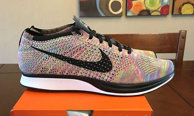 Nike Flyknit Racer Multicolor 2016 Grey Tongue