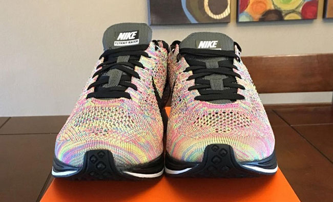 Nike Flyknit Racer Multicolor 2016 Grey Tongue