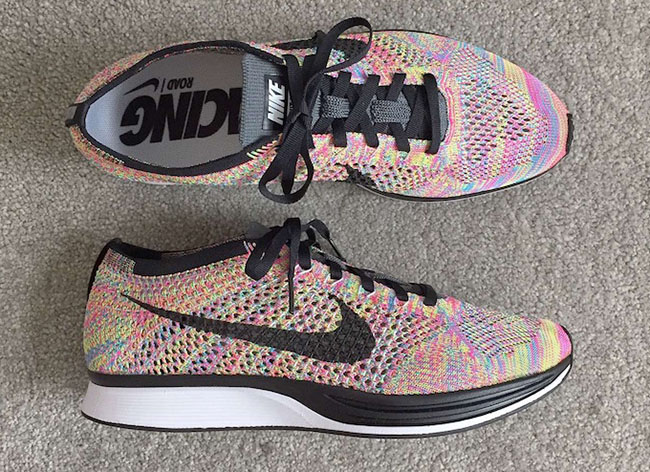 Nike Flyknit Racer Multicolor 2016 Grey Tongue