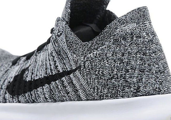 nike free run flyknit oreo