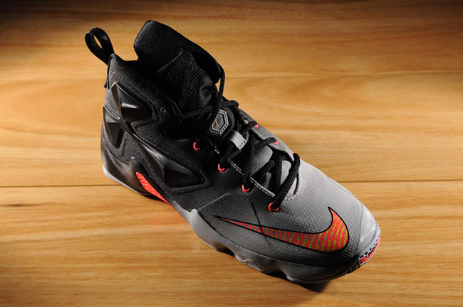 lebron 13 grey and orange