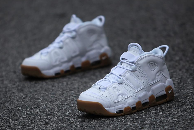Nike More Uptempo White Gum