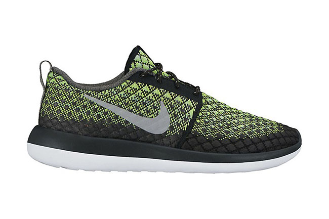 Nike Roshe Two Flyknit 365 Volt Black