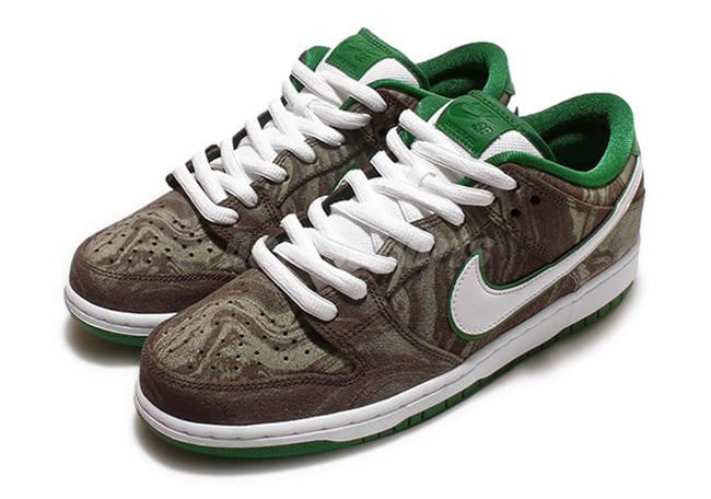 Nike SB Dunk Low Khaki Pine Green