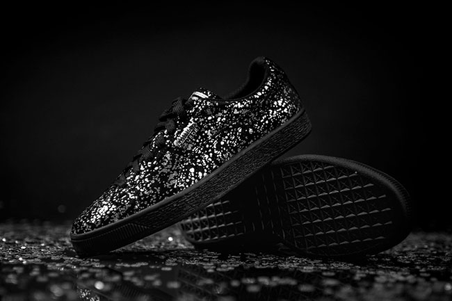 Puma Suede Splatter Metallic