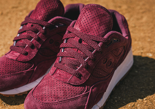 Saucony Shadow 6000 Burgundy Suede